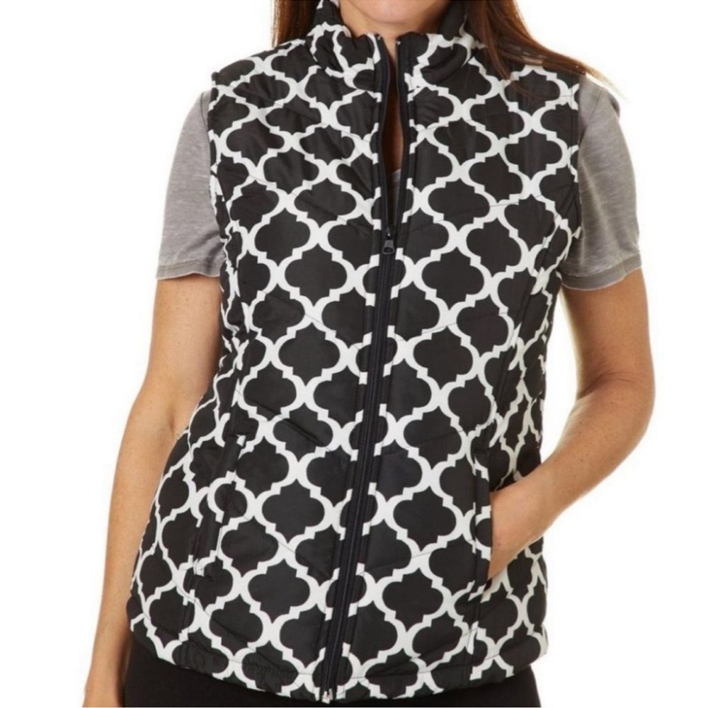 NEW JASON MAXWELL womens Quilted Vest